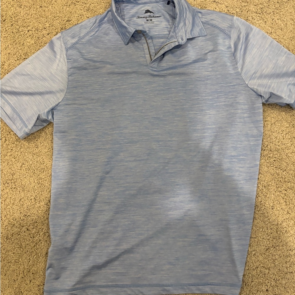 Tommy Bahama Men's Sky Blue Polo Shirt